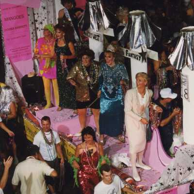 A float in the parade.