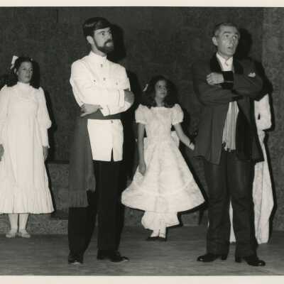 An unknown group of people in a play