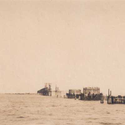 Bahia Honda bridge construction: Copyright: © Key West Art & Historical Society; Origformat: Print-Photographic