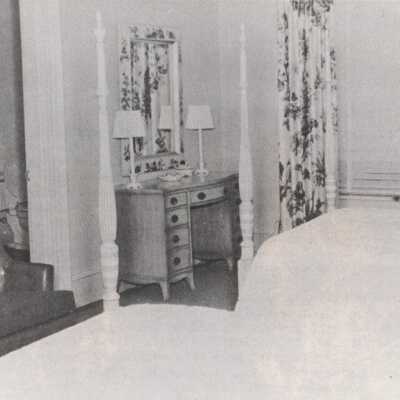 A bedroom in the Little White House