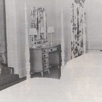 A bedroom in the Little White House