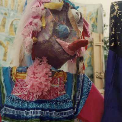 A float in the parade.