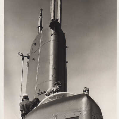 Sailors on a submarine