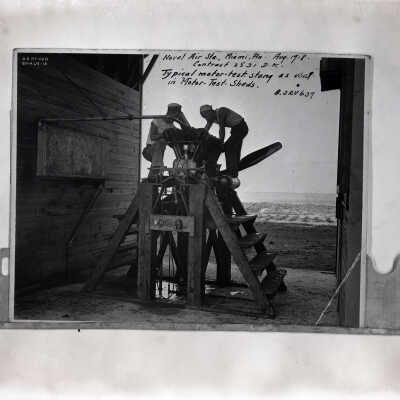 Motor Test Stand at Naval Air Station Miami