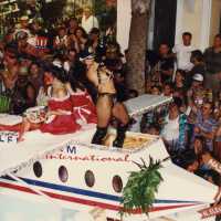 A float in the parade.