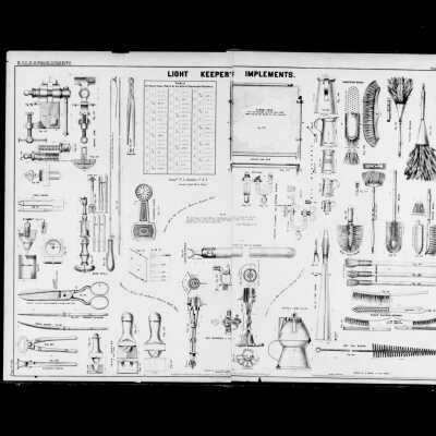 U.S. Lighthouse Establishment Keeper's Implements