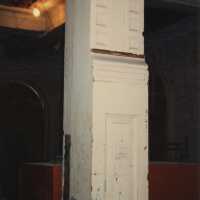 A wooden beam.