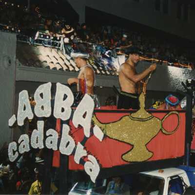 A float in the parade.