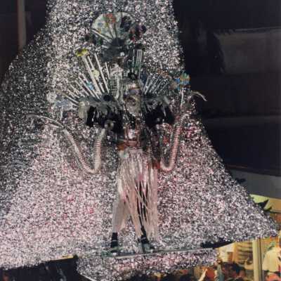 A float in the parade.