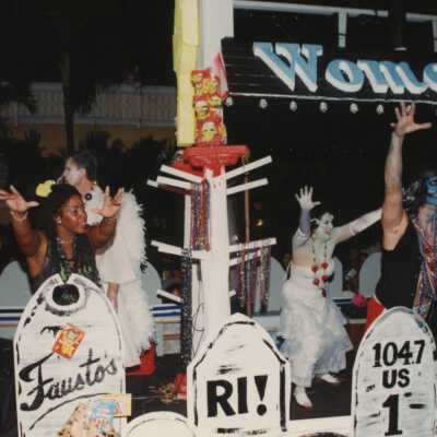 A float in the parade.