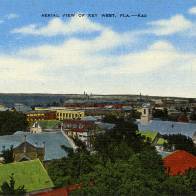 Aerial View of Key West, Fla.
