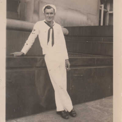 Sailor from the U.S.S. Key West (PF-17)