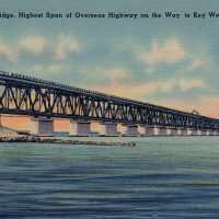 Bahia Honda Bridge, Highest Span of Overseas Highway on the Way to Key West, Florida