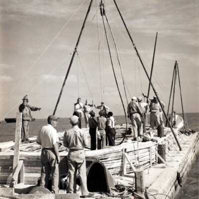 Lord Kelvin cable-laying barge: Copyright: © Key West Art & Historical Society; Origformat: Print-Photographic