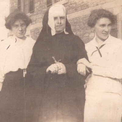 Two women and a nun