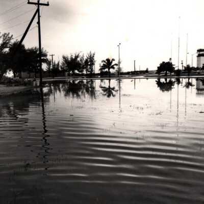 Hurricane flooding at East Martello: Copyright: © Key West Art & Historical Society; Origformat: Print-Photographic