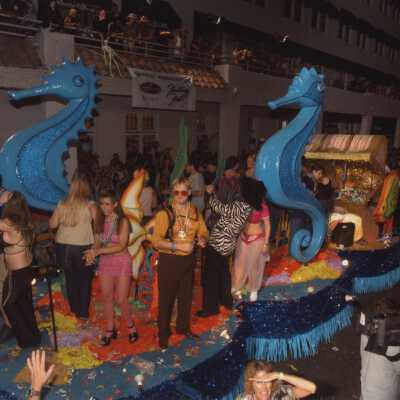 A float in the parade.