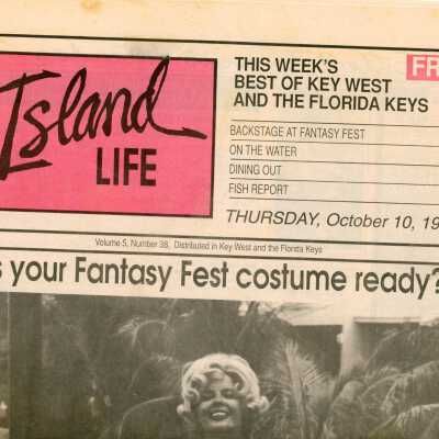 Multiple articles in the Island Life newspaper about Fantasy Fest.