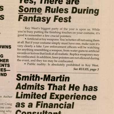 The Key West Blue paper