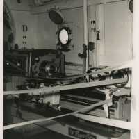 An unknown machine inside of a ship