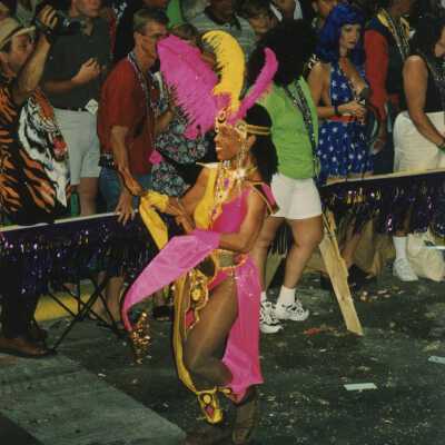 Unknown lady dressed up.