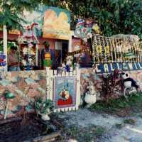 A house decorated for Fantasy Fest.