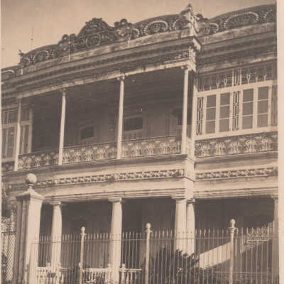 Cuban building: Copyright: © Key West Art & Historical Society; Origformat: Print-Photographic