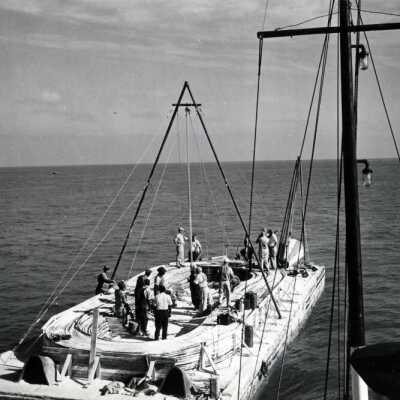 Lord Kelvin cable-laying barge: Copyright: © Key West Art & Historical Society; Origformat: Print-Photographic