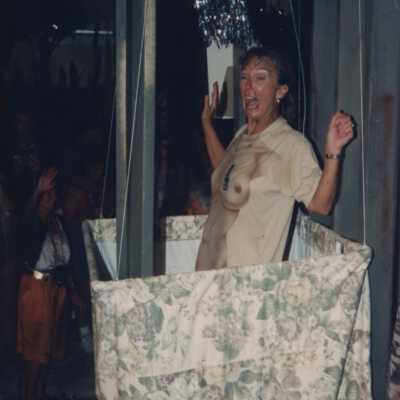 Unknown lady on a float.