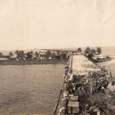 Overseas Highway Construction Over Pigeon Key