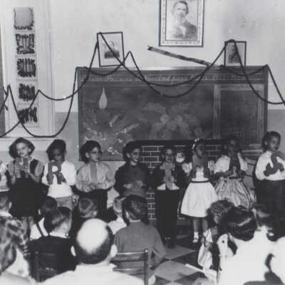 Gail Hartley in San Carlos School Christmas Play