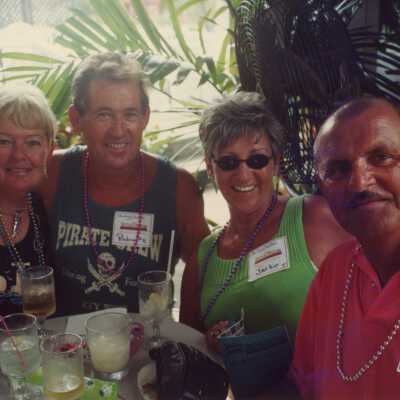 Four unknown people.