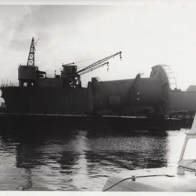 Ship at the Naval Station