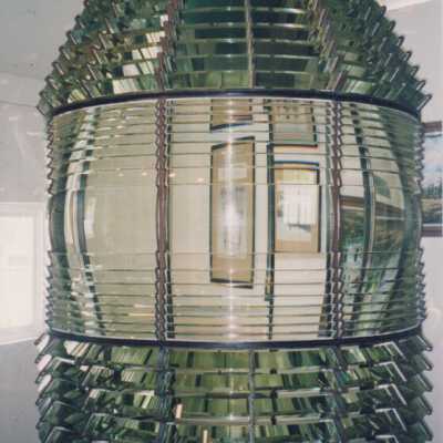 Key West Lighthouse lens: Copyright: © Key West Art & Historical Society; Origformat: Print-Photographic