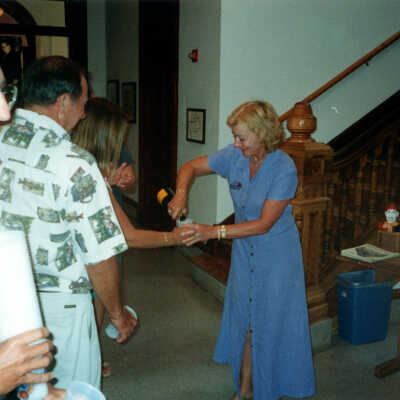 Claudia Pennington at the Custom House