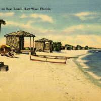          Cabanas on Rest Beach; © Key West Art & Historical Society
   