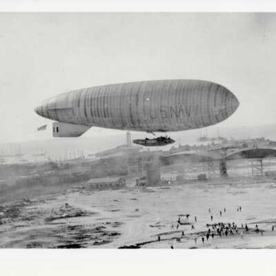 U.S. Navy Blimp over Naval Air Station Key West