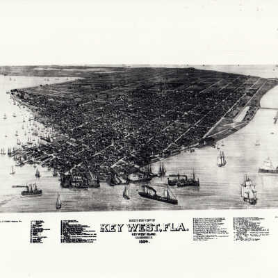 Bird's Eye View of Key West, Fla.