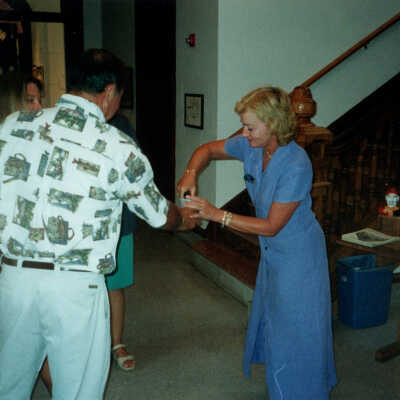 Claudia Pennington at the Custom House