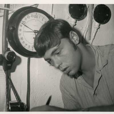 An unknown man in an office