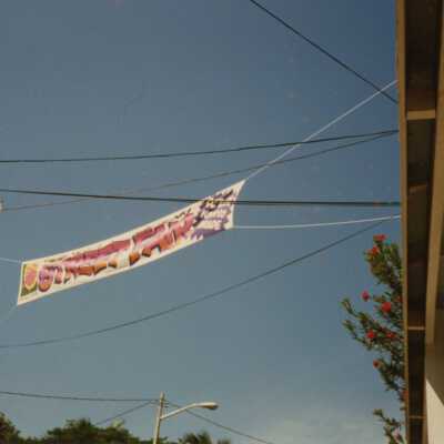 The Street fair sign on Duval Street.