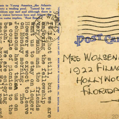 Cabanas on Rest Beach: © Key West Art & Historical Society