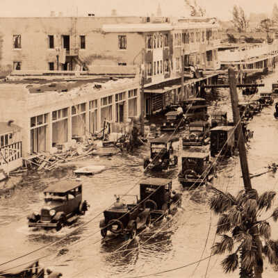 Flooding on a Miami Street