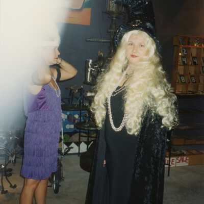 Unknown woman dressed up.