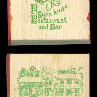 Pigeon House Restaurant and Bar Matchbox