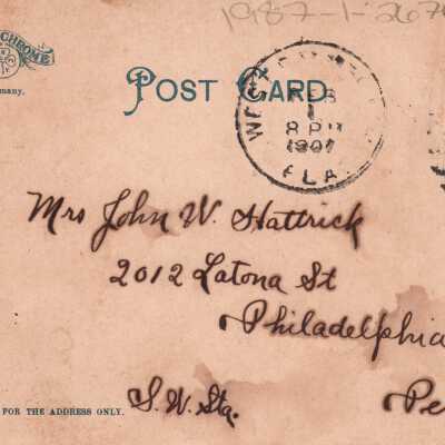 Walk at Royal Poinciana Hotel, Palm Beach, Fla.: © Key West Art & Historical Society