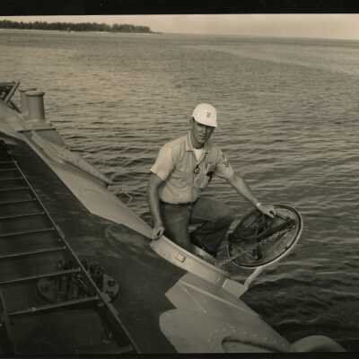 U.S. Navy man on a Submarine