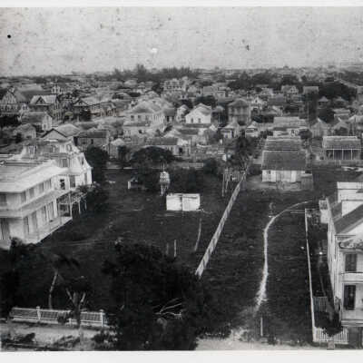 View of the Hemingway Home from the Key West Lighthouse