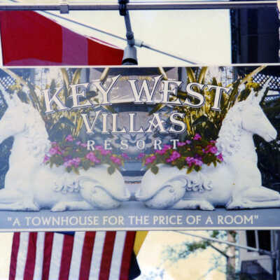 Key West Villas Resort Sign