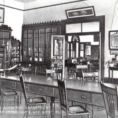 Convent of Mary Immaculate classroom: Copyright: © Key West Art & Historical Society; Origformat: Print-Photographic